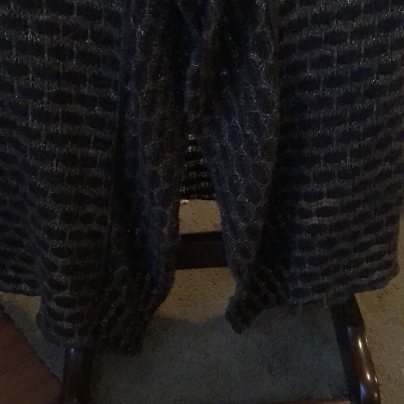 Papillon Blanc mid length sweater brown/gold - lg - Picture 4 of 6